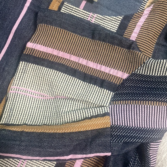 Dolan Left Coast Stripe Jacquard Bell Sleeve Top XS - Picture 4 of 5